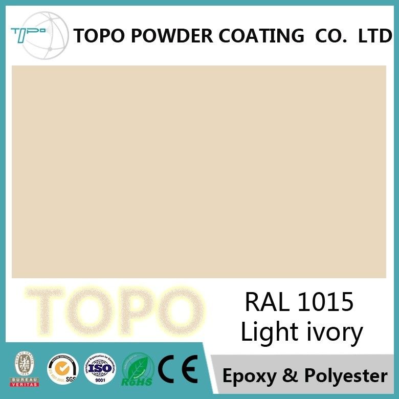 RAL 1015 Light Ivory TGIC Polyester Powder Powłoka malarska, Trwała powłoka proszkowa TGIC
