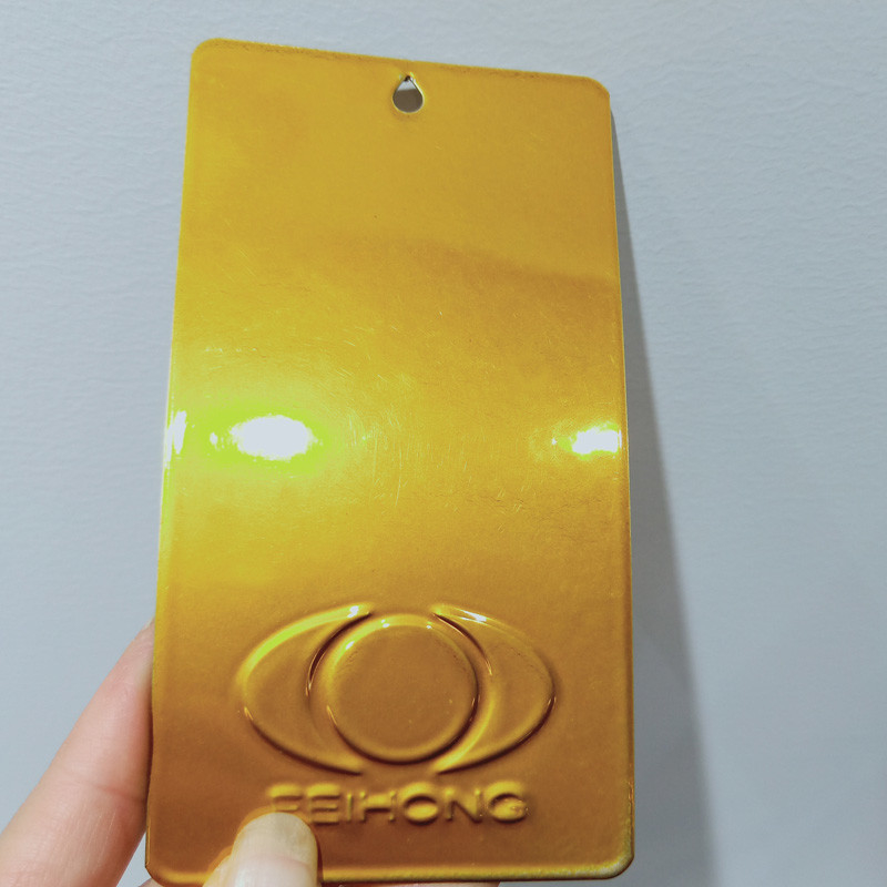 RAL 1036 Lakier proszkowy w kolorze perłowo-złotym Neon Green Powder Coat for Anticorrosion Pipeline